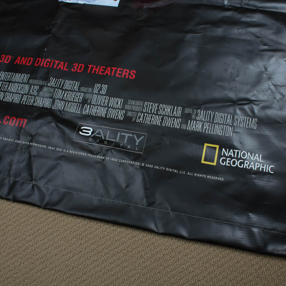 Oversize U2 3D Movie Poster