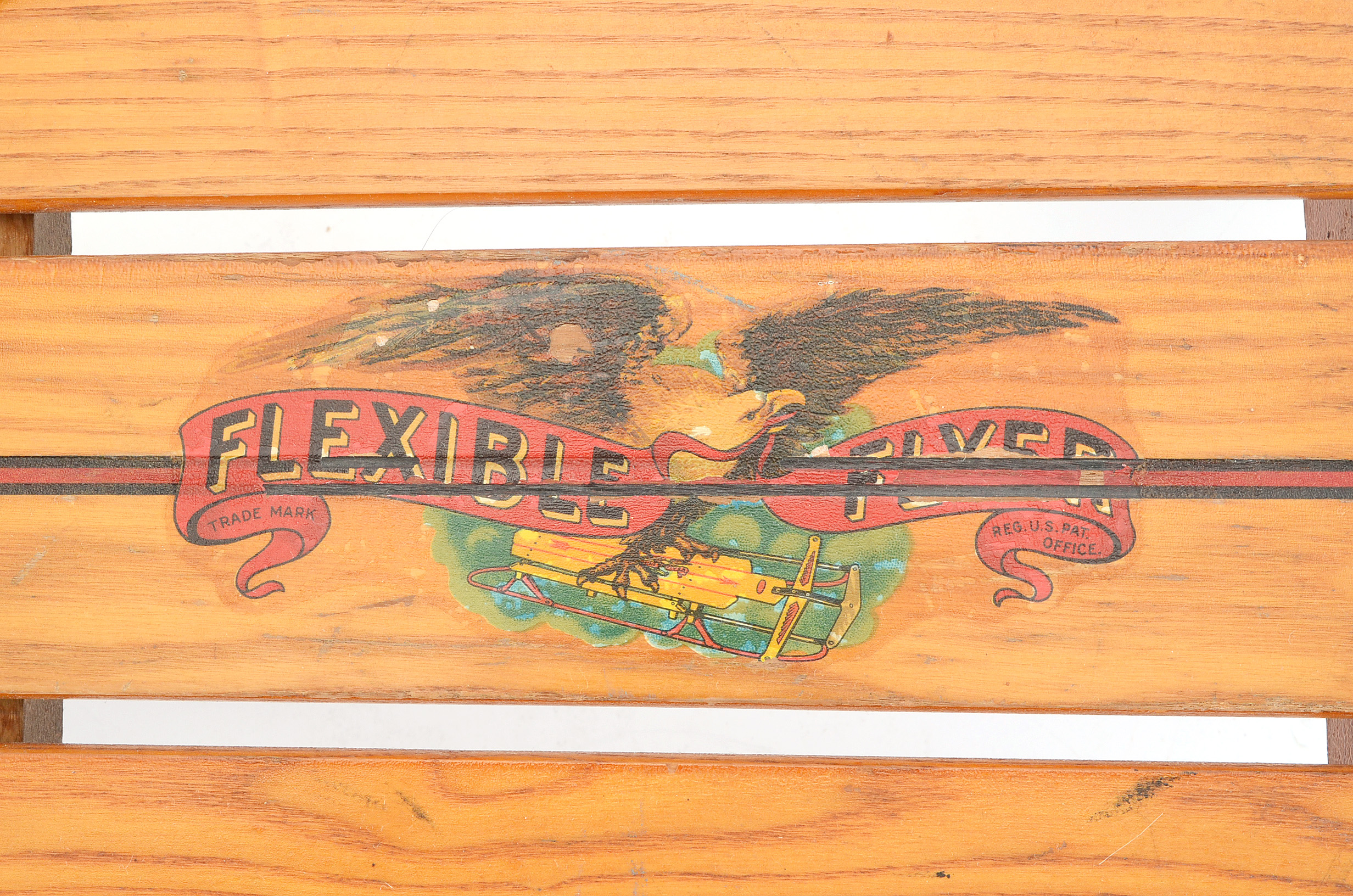 1950s/60s Flexible Flyer Wood Snow Sled