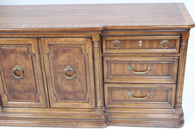 Drexel Heritage Cameo Collection Dresser, Headboard and Wall Mirror