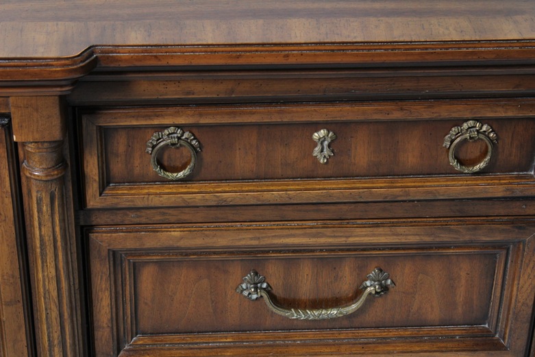 Drexel Heritage Cameo Collection Dresser, Headboard and Wall Mirror