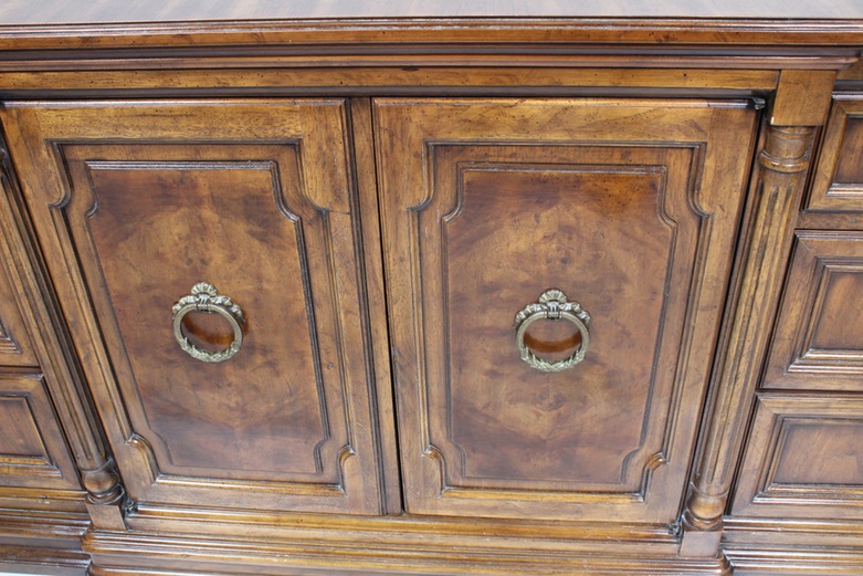 Drexel Heritage Cameo Collection Dresser, Headboard and Wall Mirror