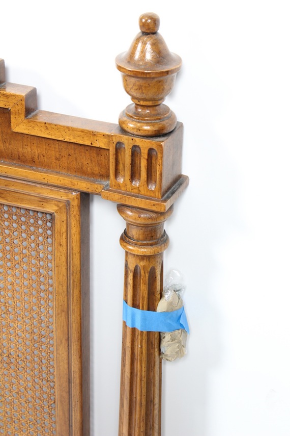 Drexel Heritage Cameo Collection Dresser, Headboard and Wall Mirror