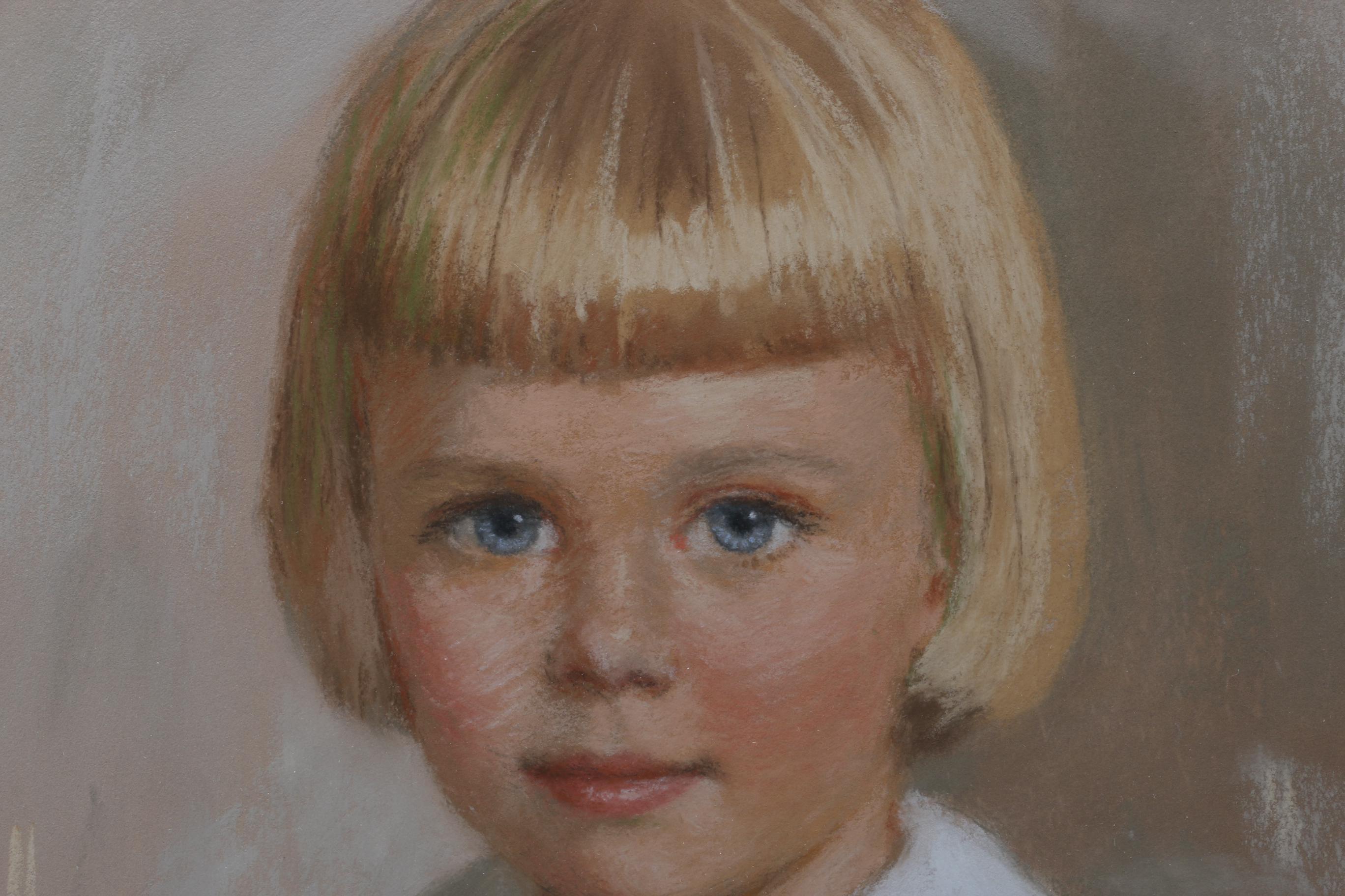 Pastel Portrait by Armin Stock, 1951