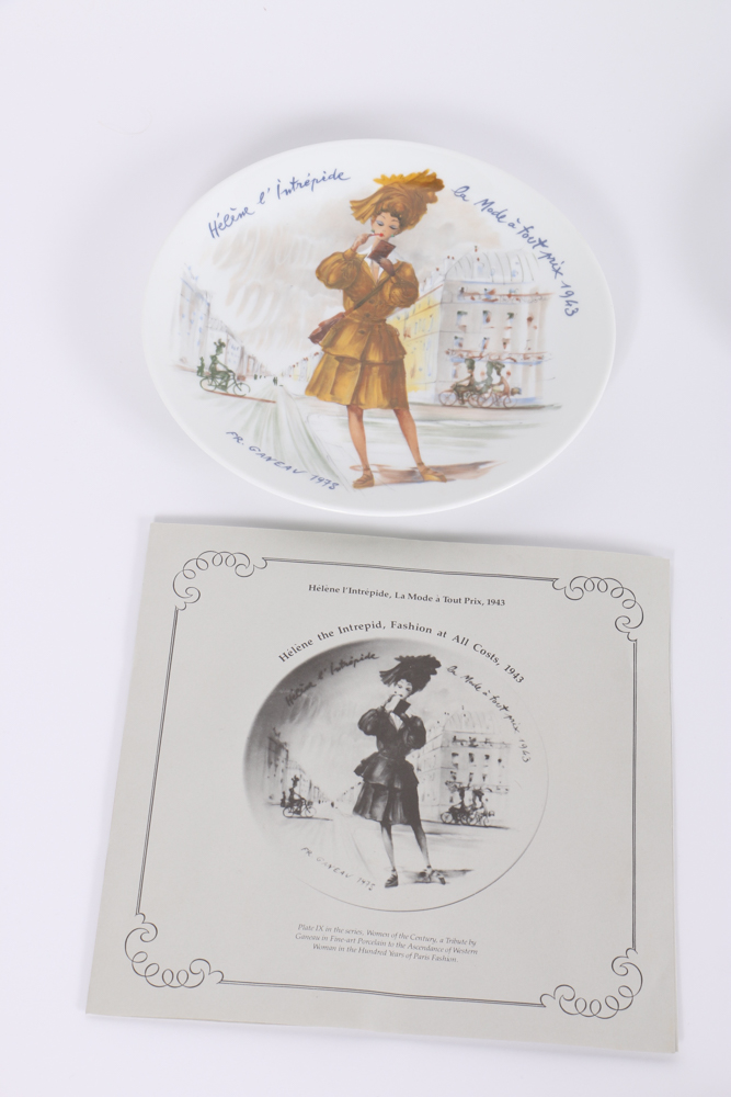 Francois Ganeau "Women of the Century" Collectors Plate Collection