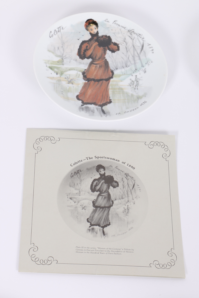 Francois Ganeau "Women of the Century" Collectors Plate Collection