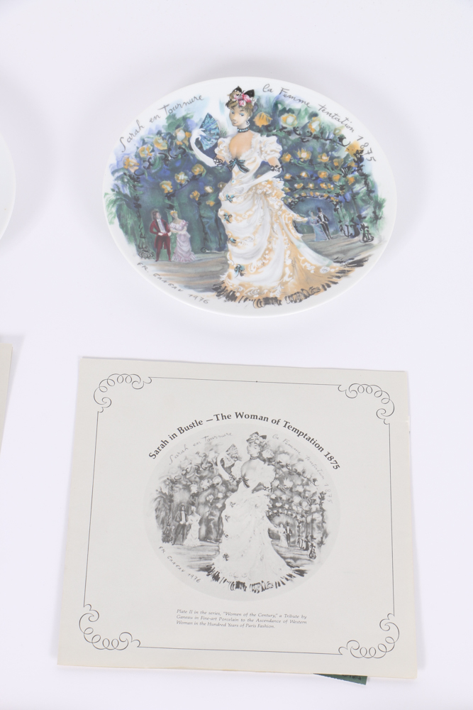 Francois Ganeau "Women of the Century" Collectors Plate Collection