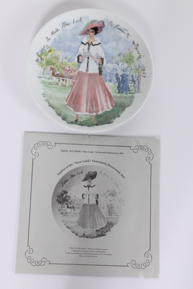 Francois Ganeau "Women of the Century" Collectors Plate Collection