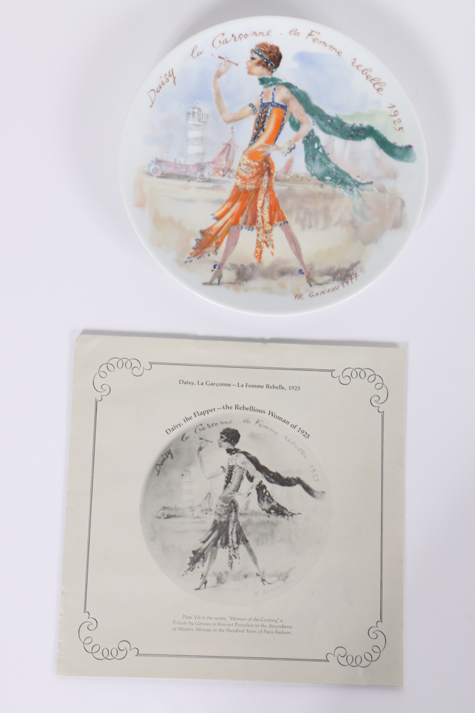 Francois Ganeau "Women of the Century" Collectors Plate Collection