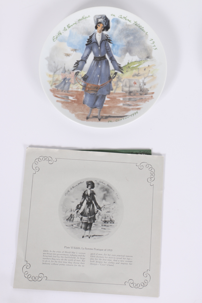 Francois Ganeau "Women of the Century" Collectors Plate Collection