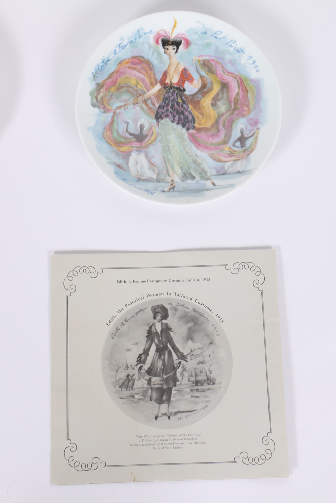 Francois Ganeau "Women of the Century" Collectors Plate Collection