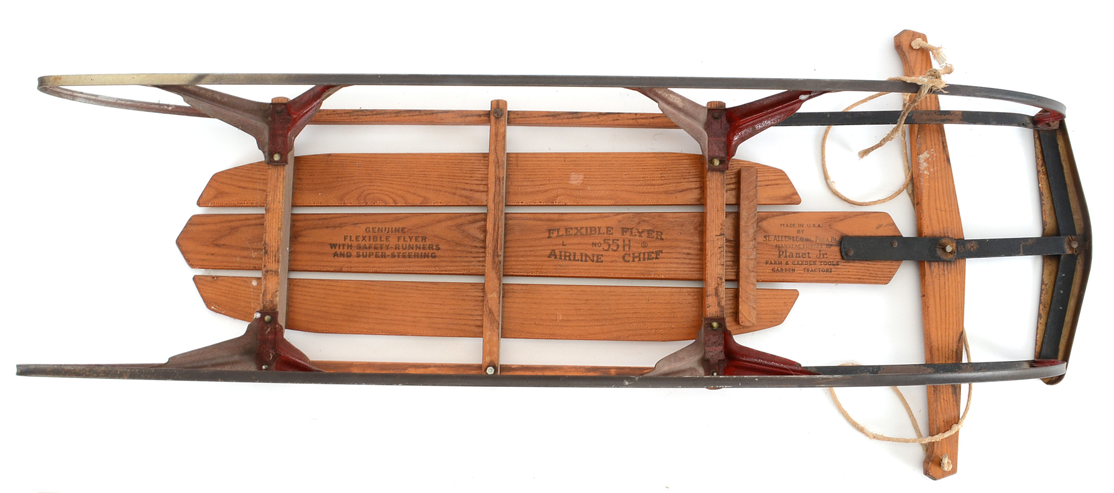 1950s/60s Flexible Flyer Wood Snow Sled