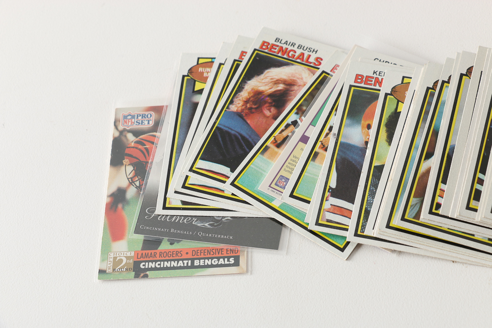 Collection of Cincinnati Bengals Football Cards