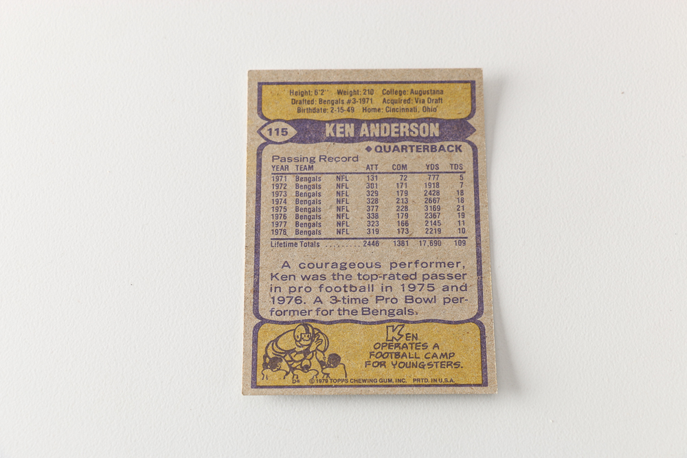 Collection of Cincinnati Bengals Football Cards