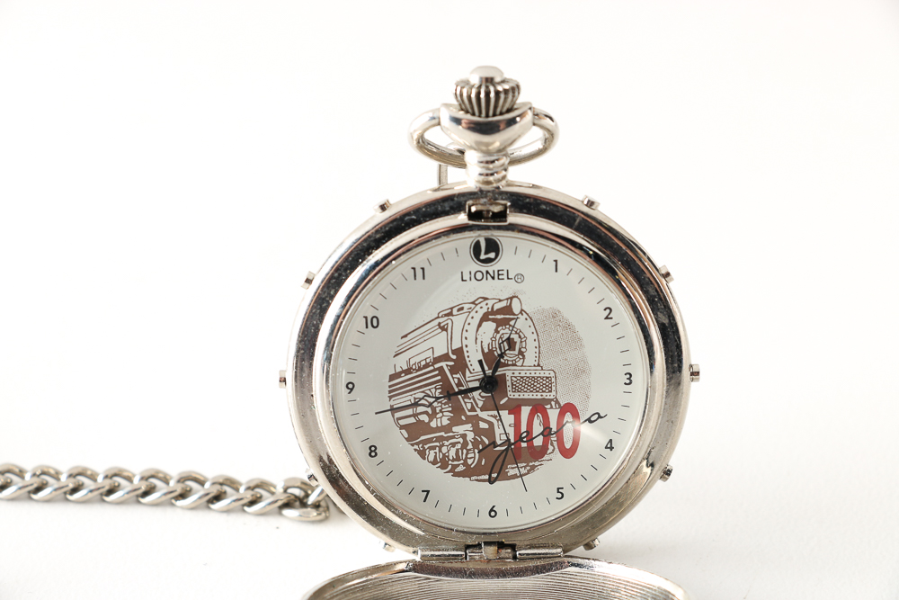 Lionel Trains 100 Years Anniversary Pocket Watch