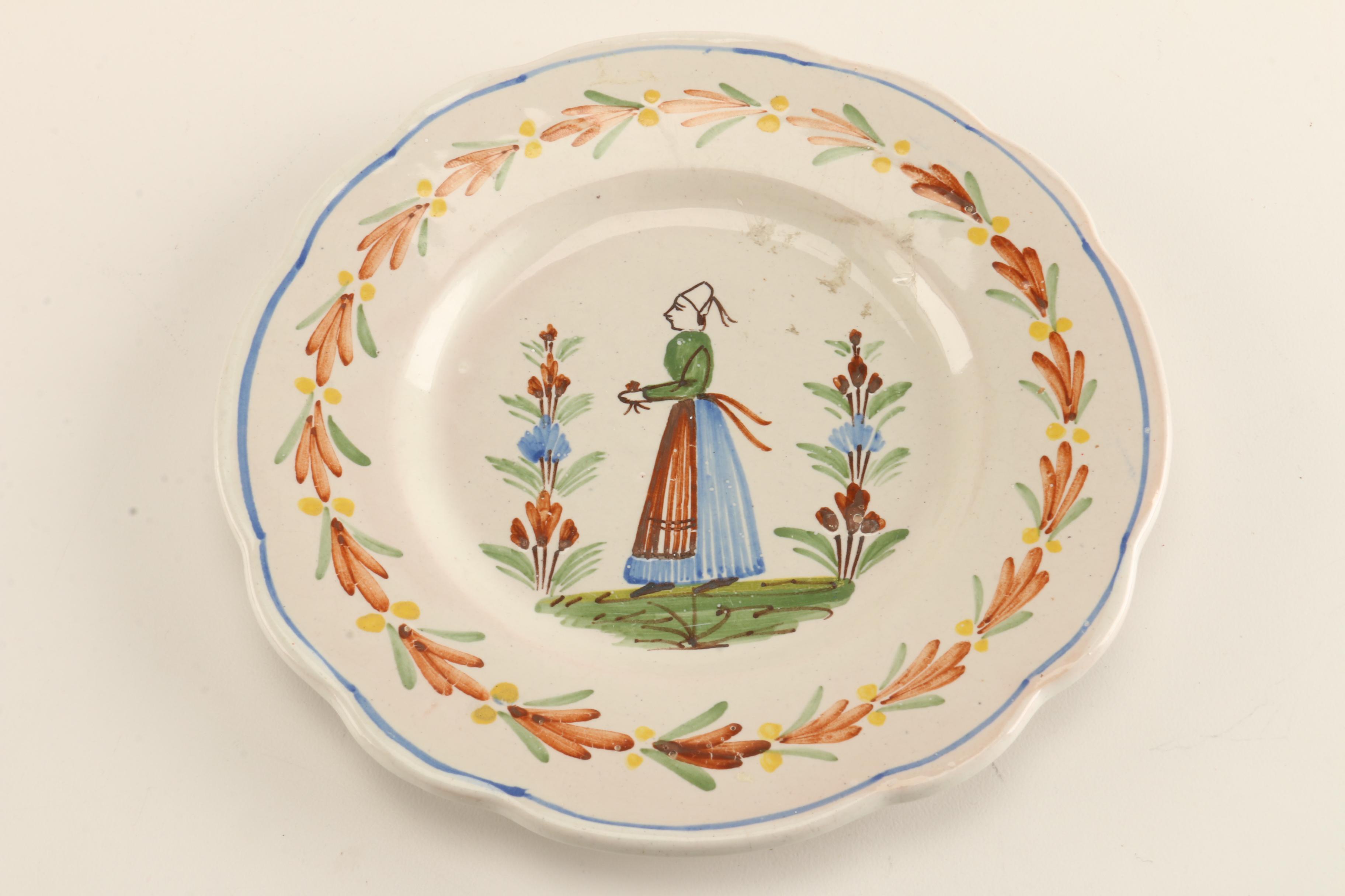 Collection of Henriot Quimper Tableware