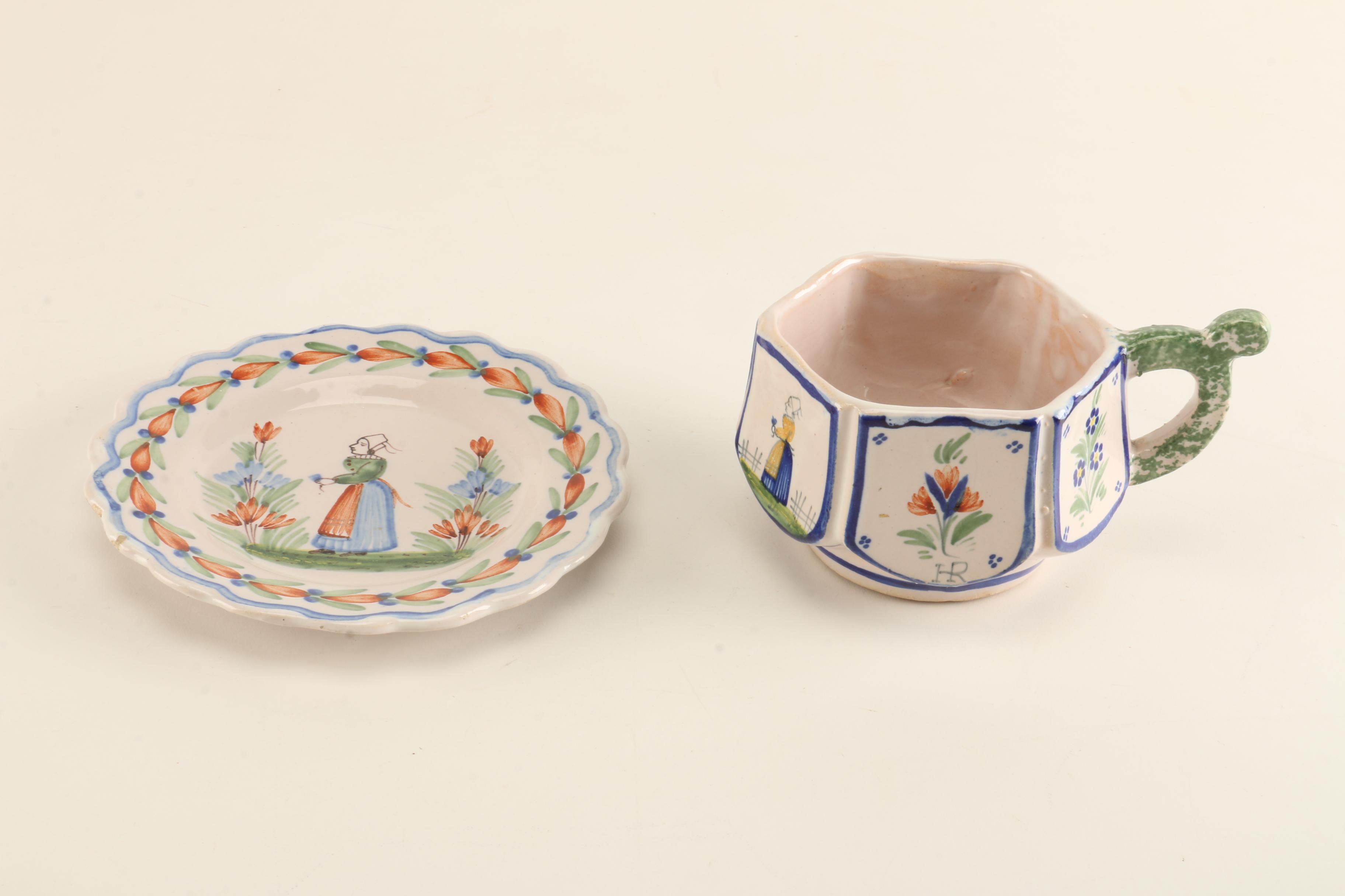 Collection of Henriot Quimper Tableware