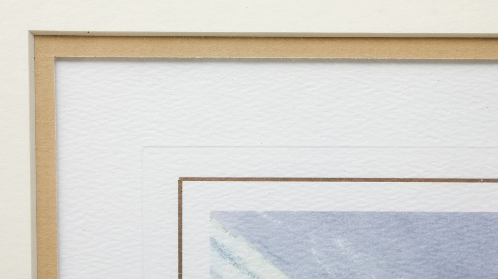 Framed and Facsimile Signed 2000 White House Christmas Card