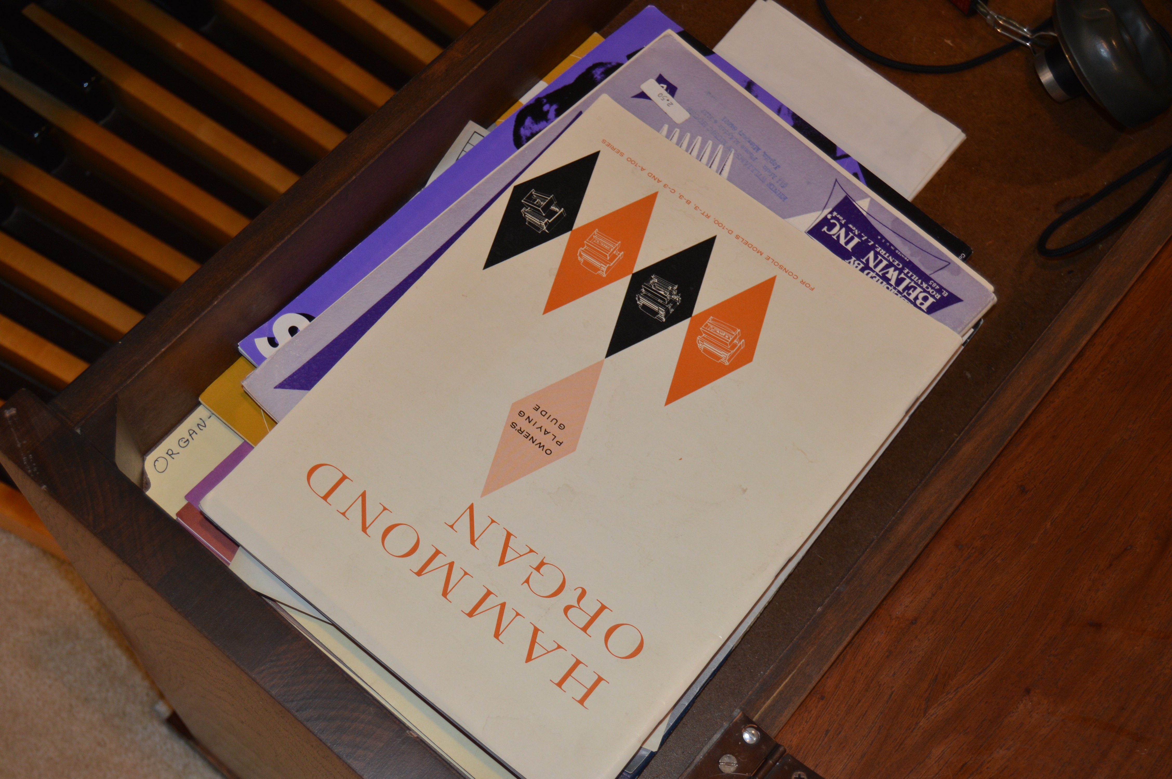 Vintage Hammond Rhythm II Organ With Bench