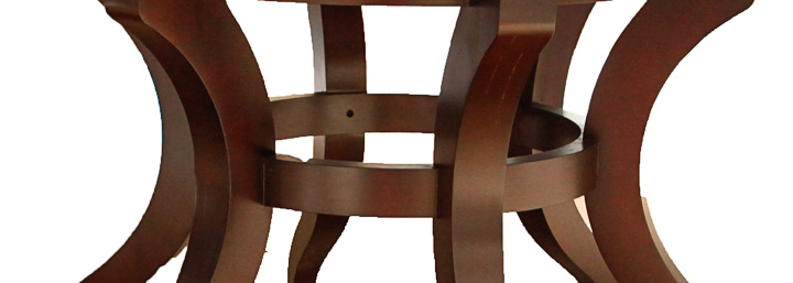 Ethan Allen Round Mahogany Dining Table