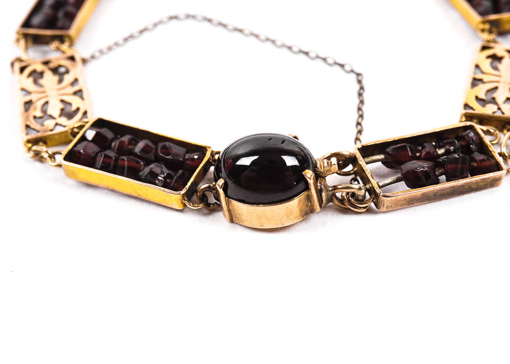 Antique Victorian Garnet Bracelet