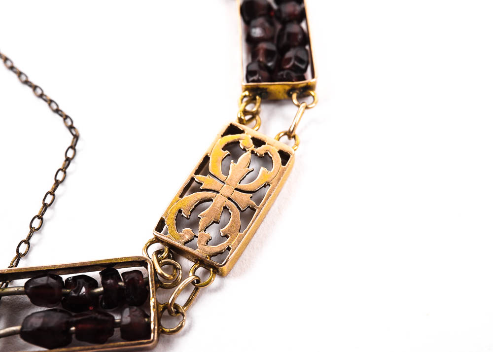 Antique Victorian Garnet Bracelet