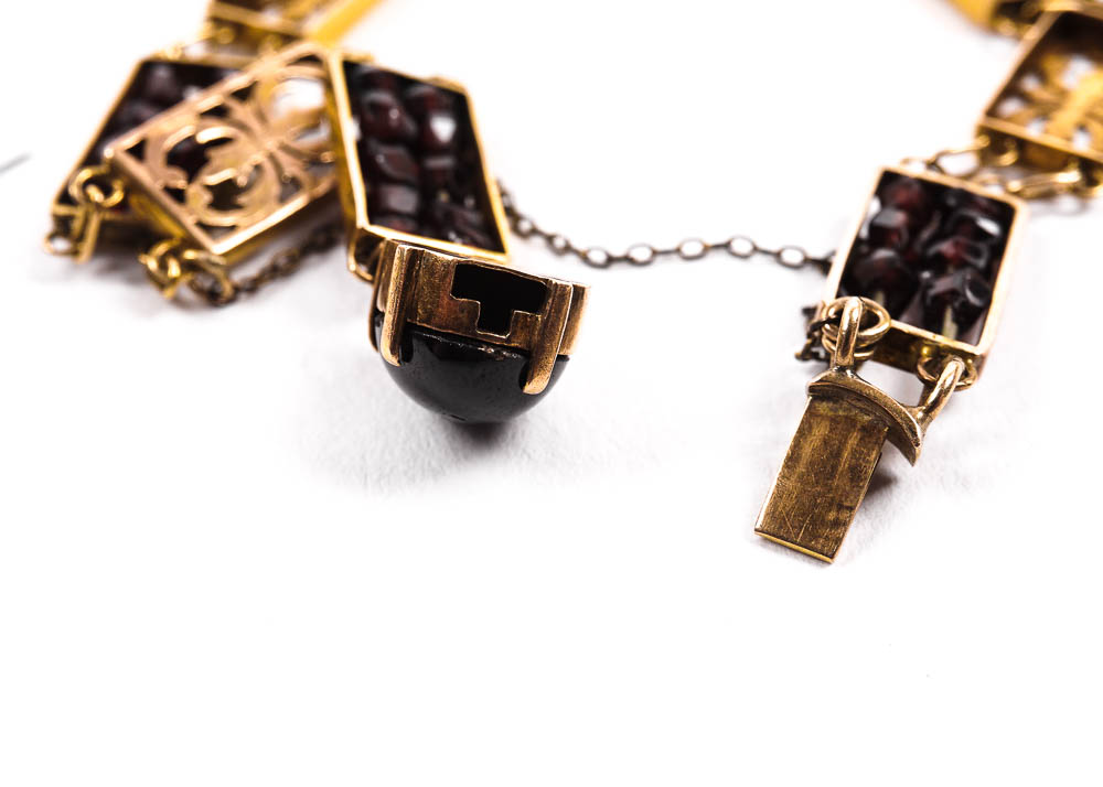 Antique Victorian Garnet Bracelet