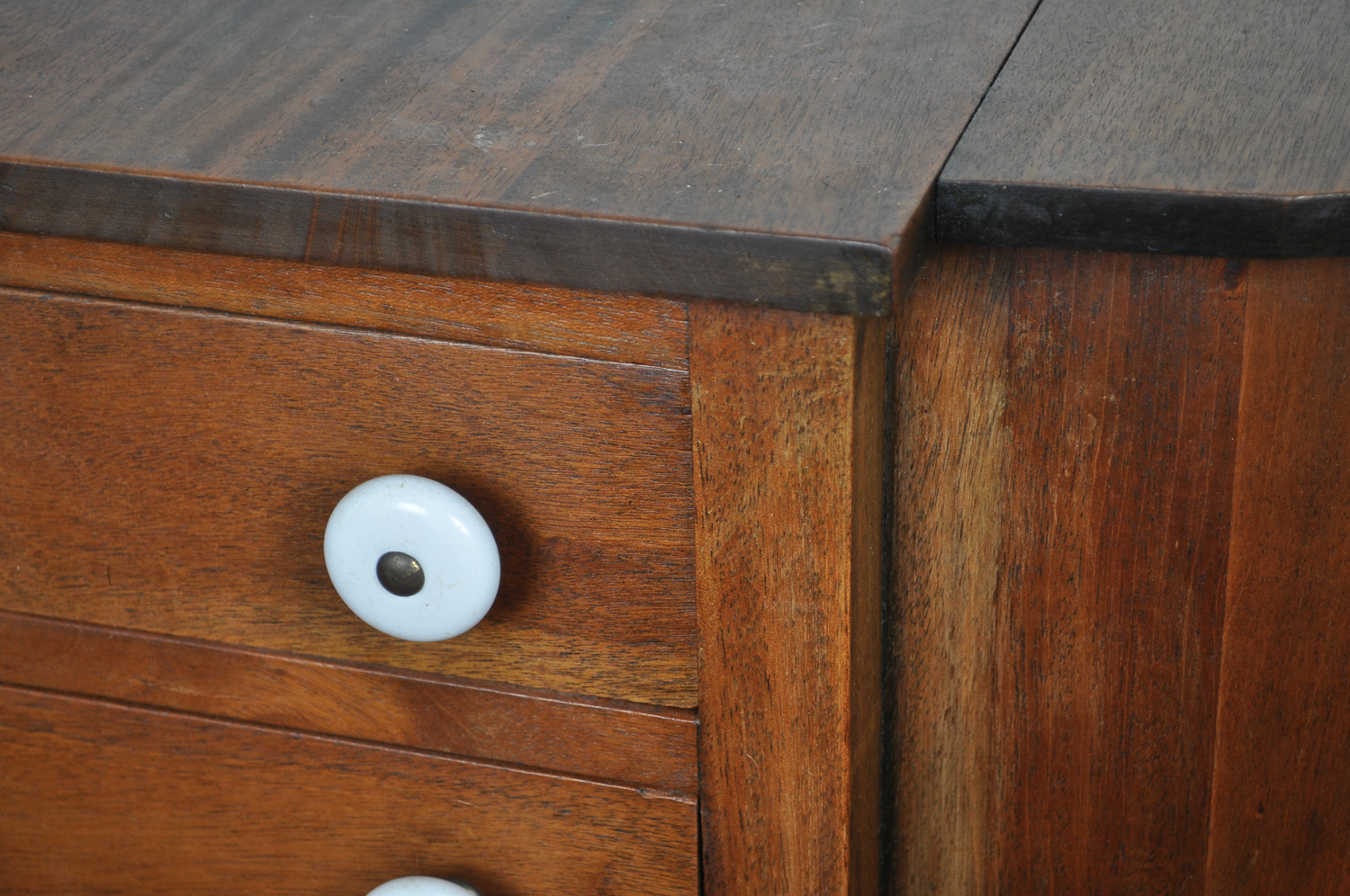 Early 20th Century Wooden Sewing Cabinet
