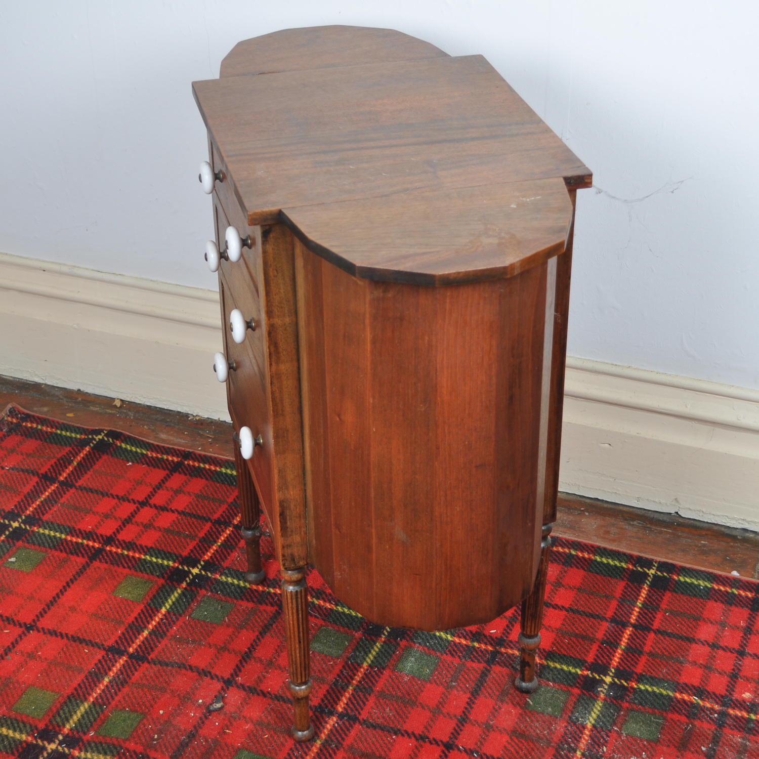 Early 20th Century Wooden Sewing Cabinet