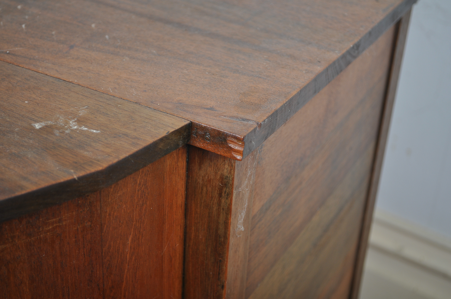 Early 20th Century Wooden Sewing Cabinet