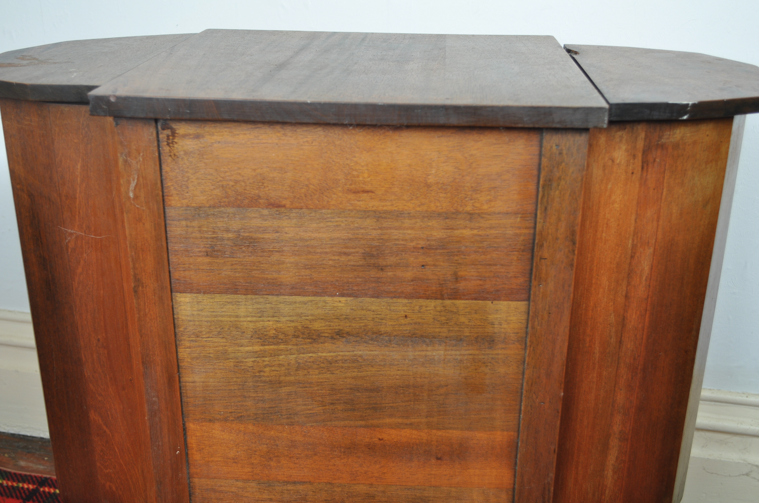 Early 20th Century Wooden Sewing Cabinet