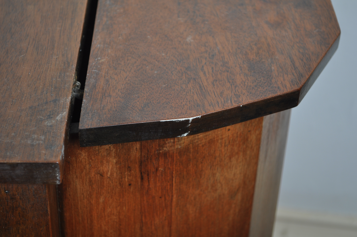 Early 20th Century Wooden Sewing Cabinet