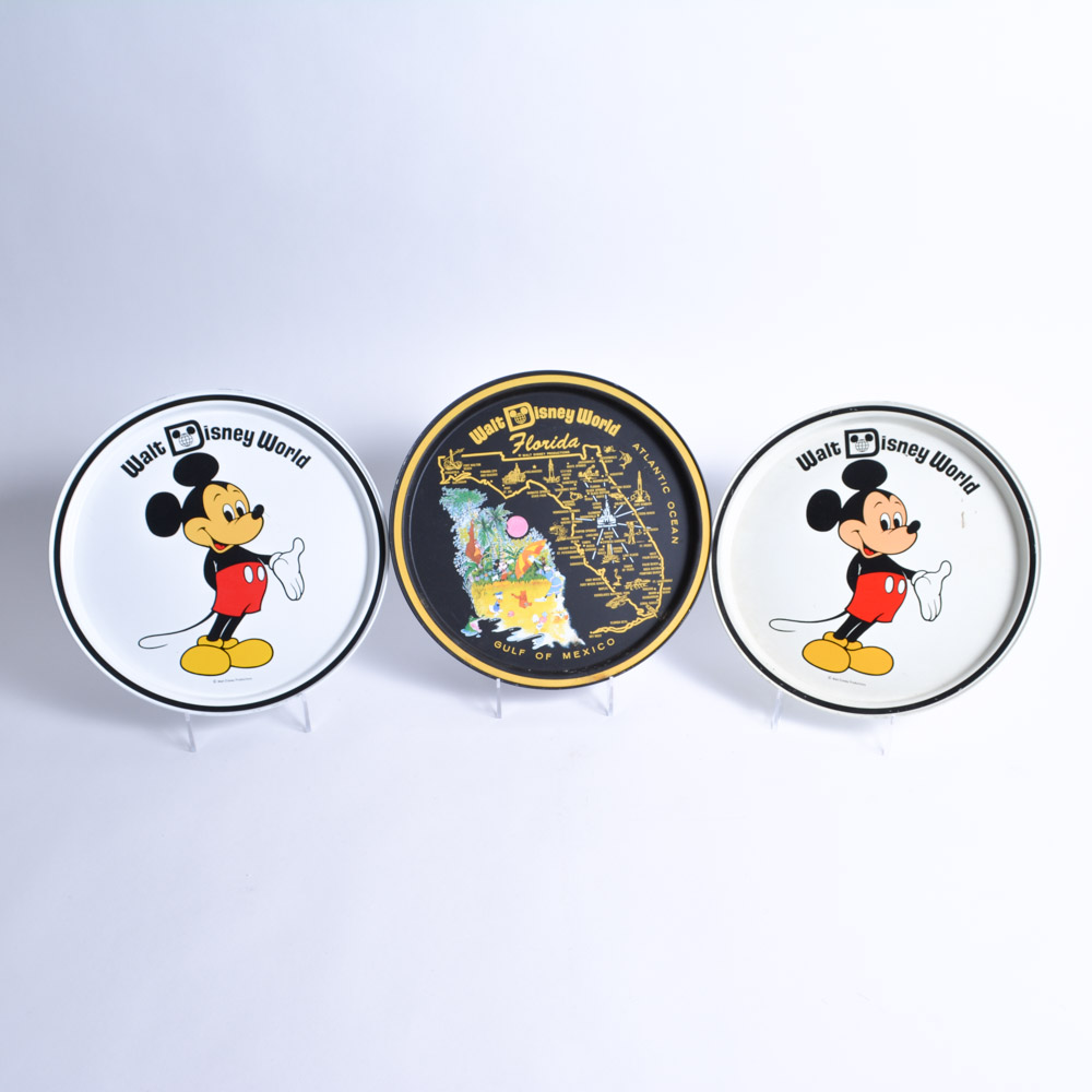 Disney Themed Tin Trays