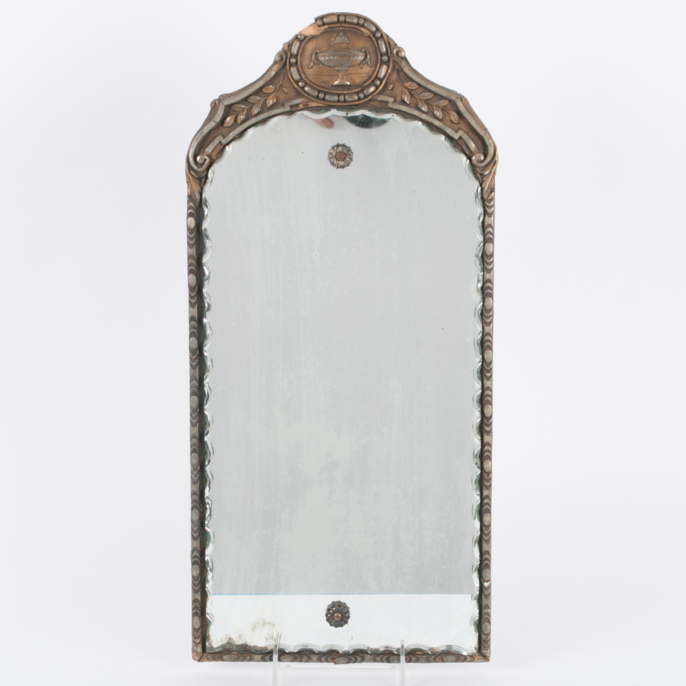 Antique Scalloped Edge Mirror