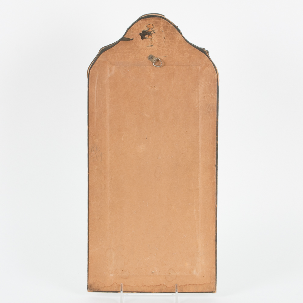 Antique Scalloped Edge Mirror