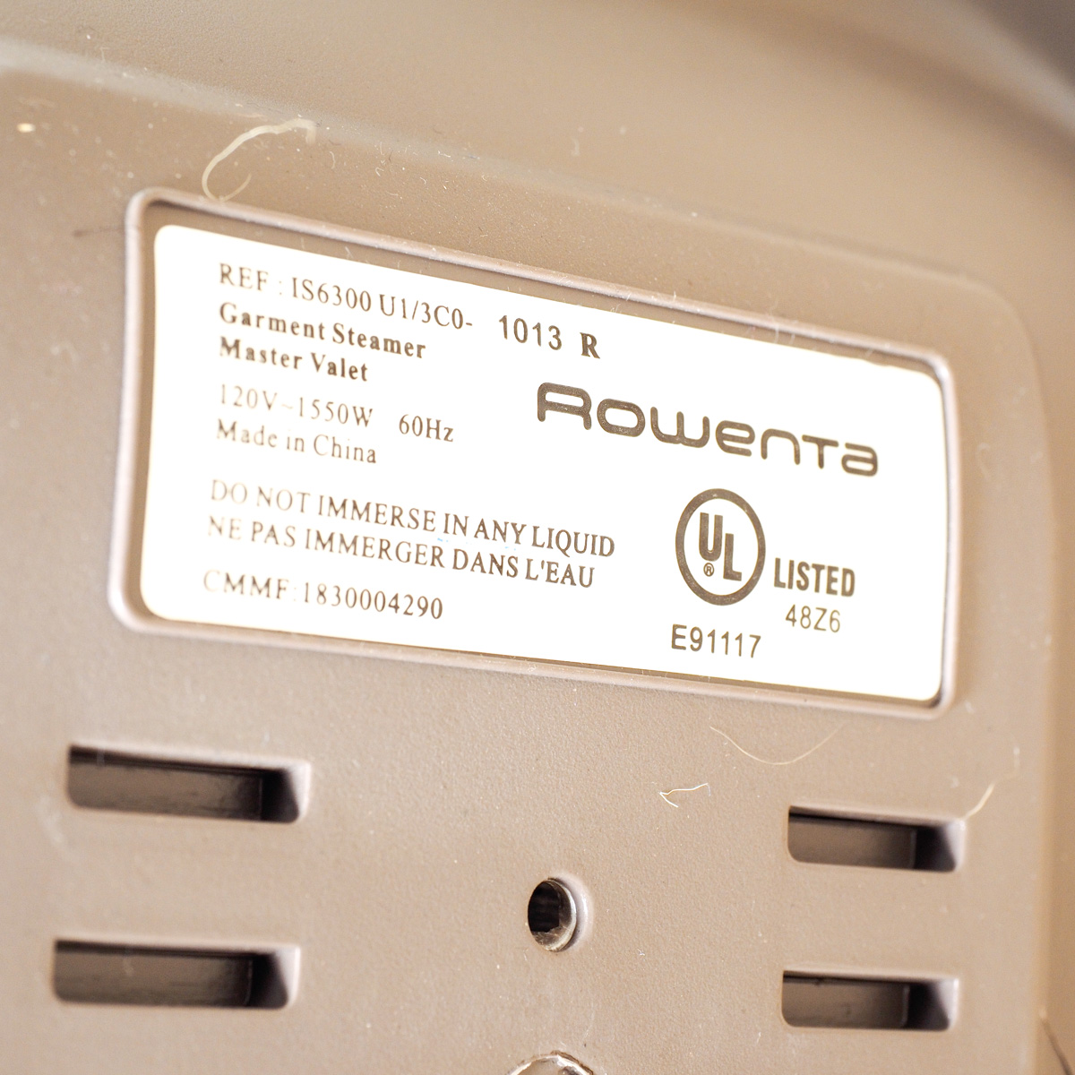 Rowenta Master Valet Garment Steamer and Hand Held Steamer