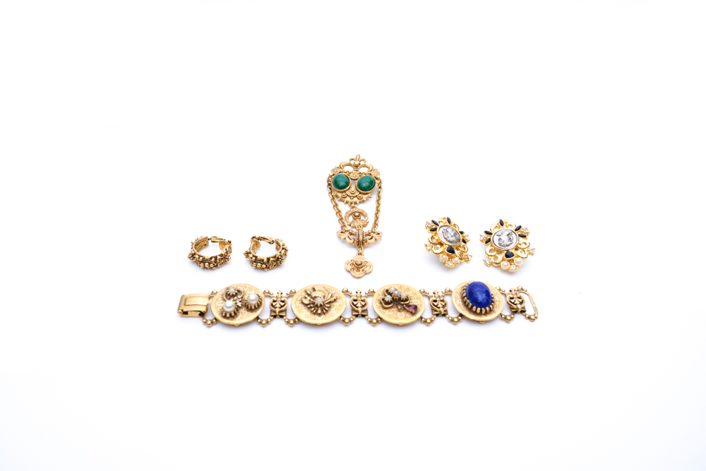 Vintage 1960s Costume Jewelry Featuring Florenza