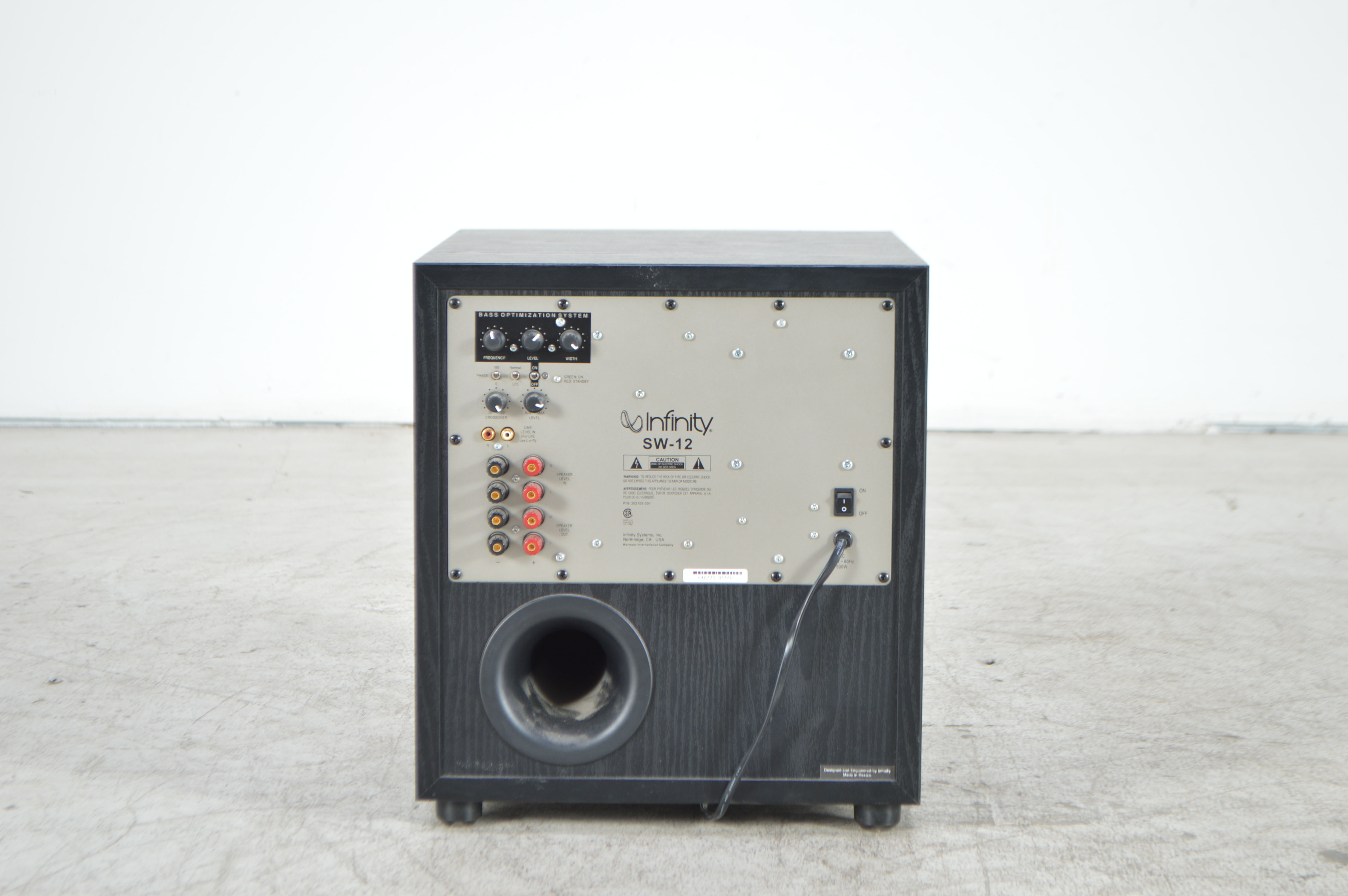 Infinity SW-12 Powered Subwoofer