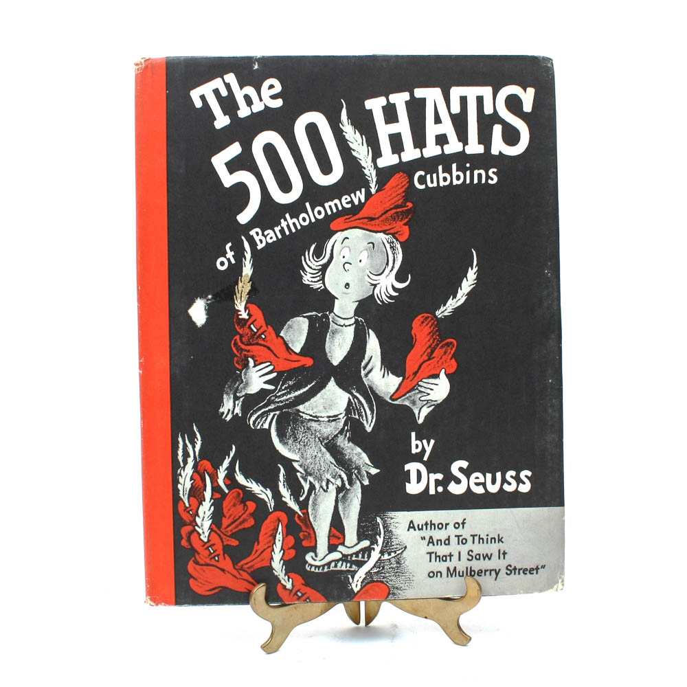 "The 500 Hats of Bartholomew Cubbins" by Dr. Suess Early Edition