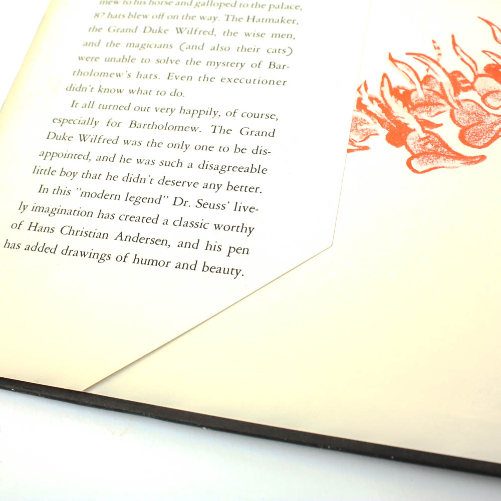 "The 500 Hats of Bartholomew Cubbins" by Dr. Suess Early Edition