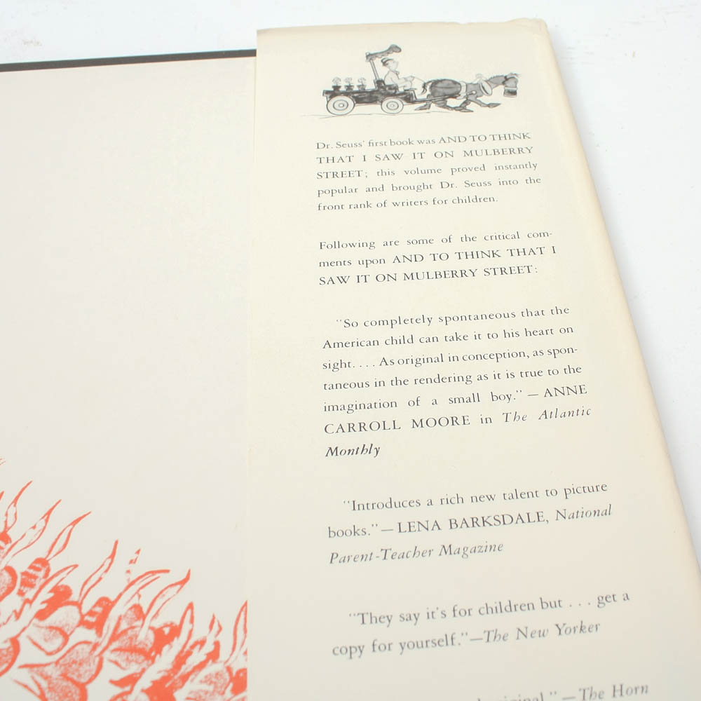 "The 500 Hats of Bartholomew Cubbins" by Dr. Suess Early Edition