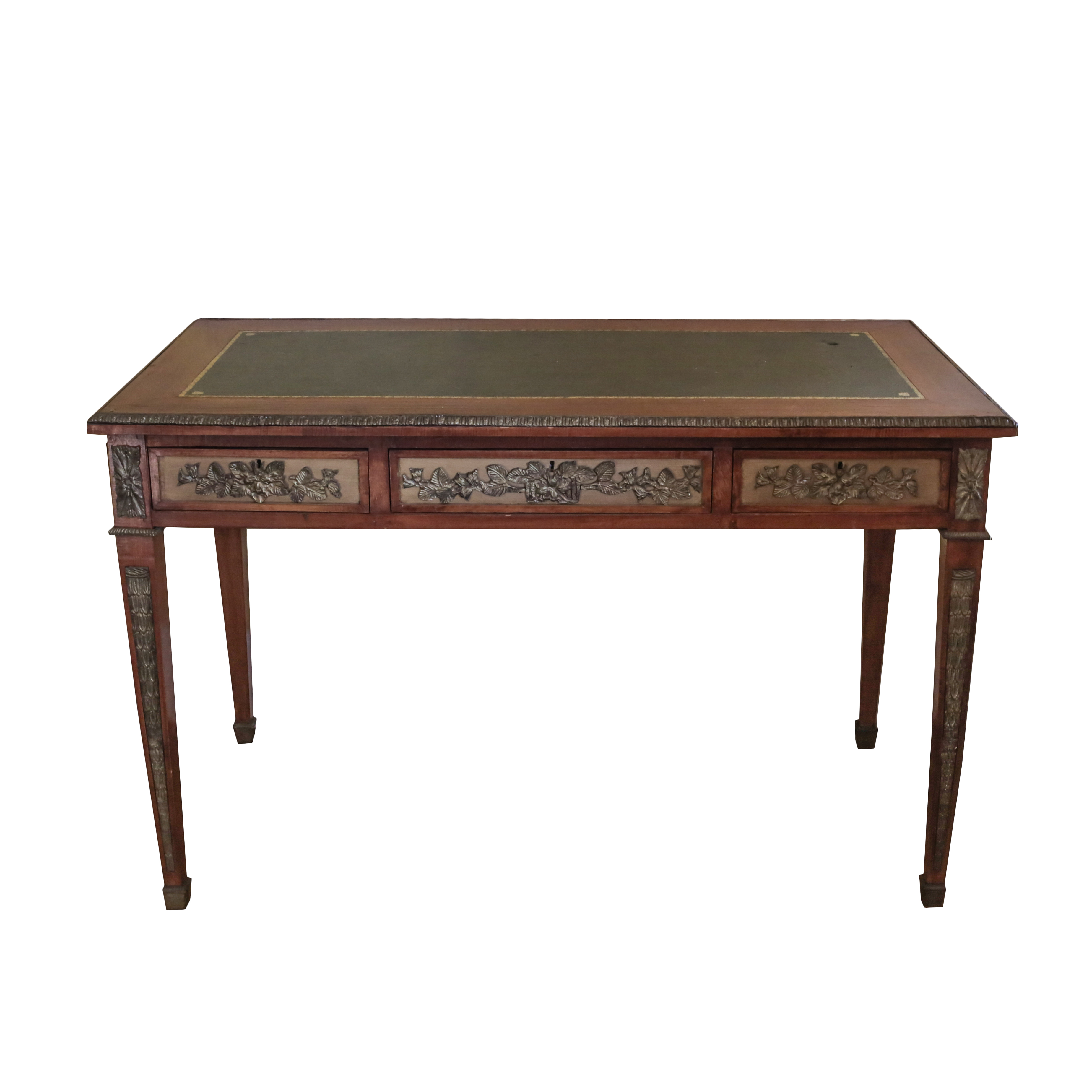 Louis XVI Style Three-Drawer Writing Table