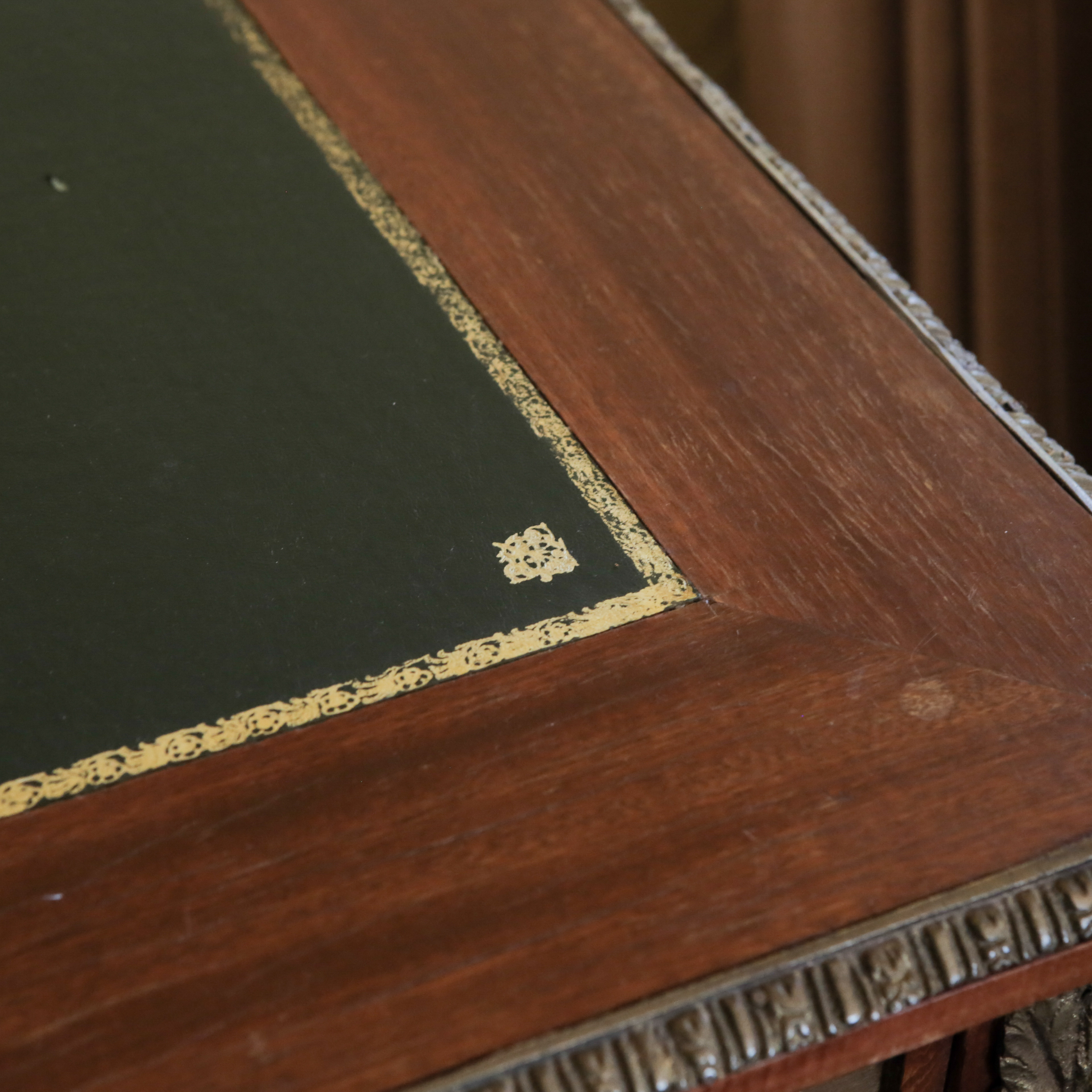 Louis XVI Style Three-Drawer Writing Table