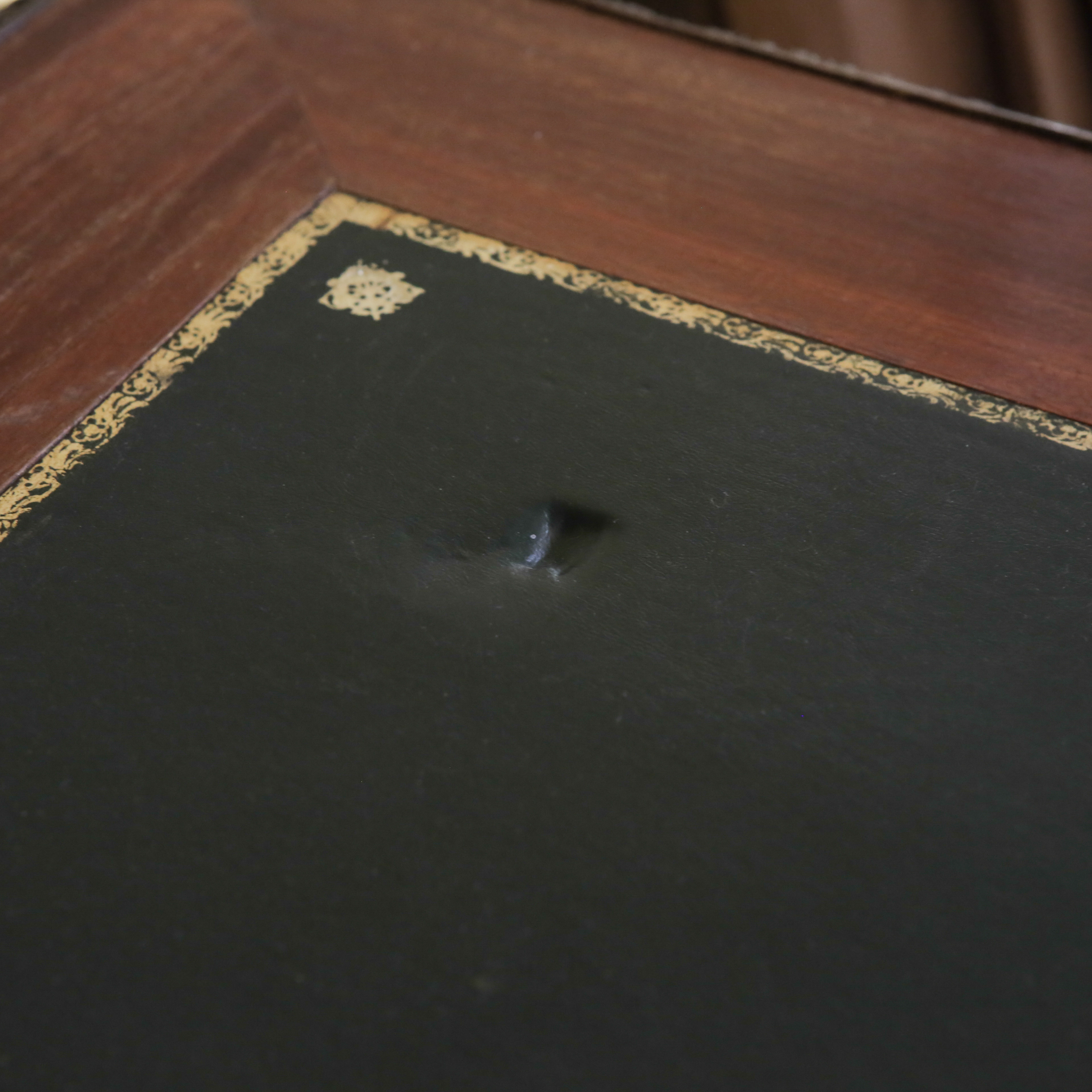 Louis XVI Style Three-Drawer Writing Table