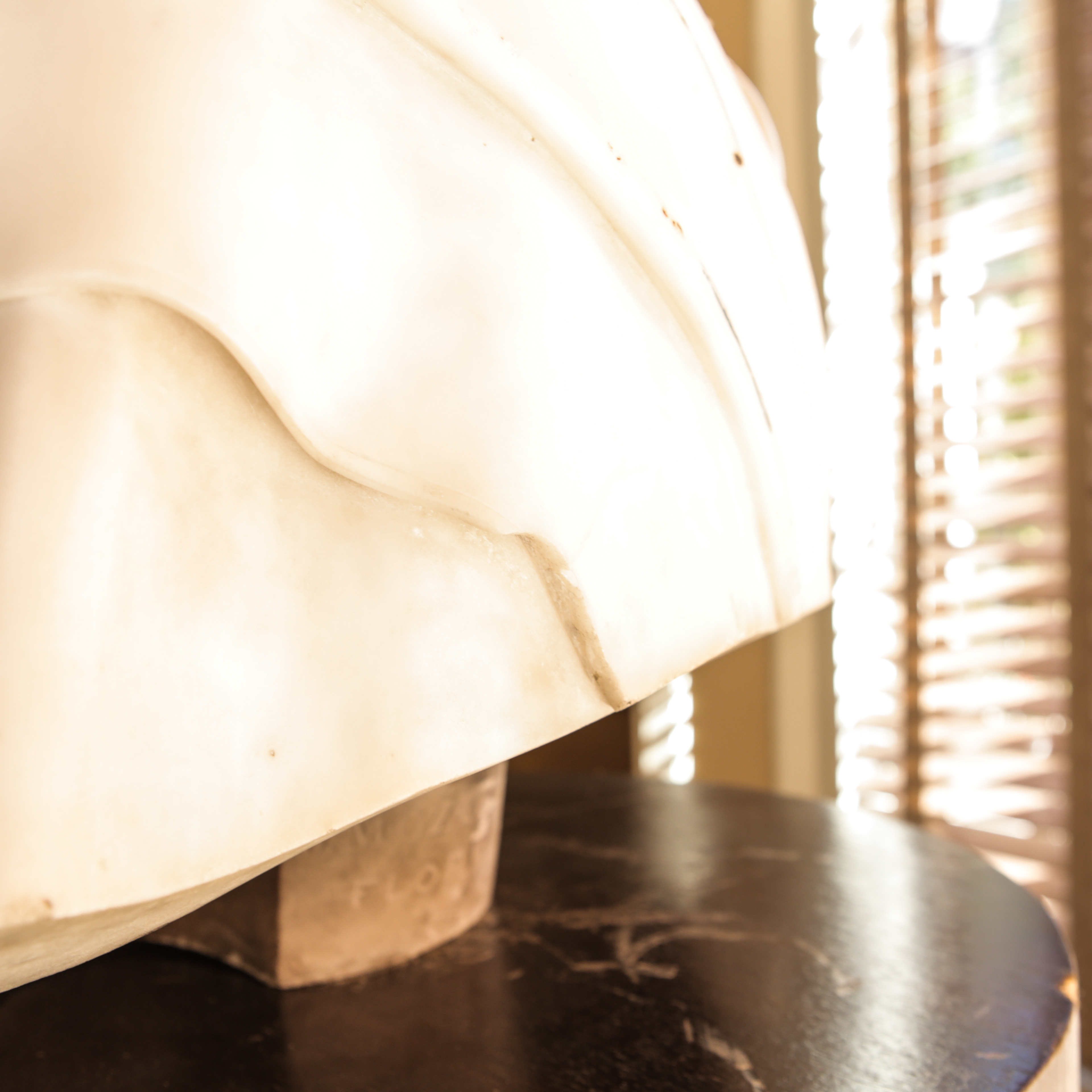 Joseph Mozier Carrara Marble Bust