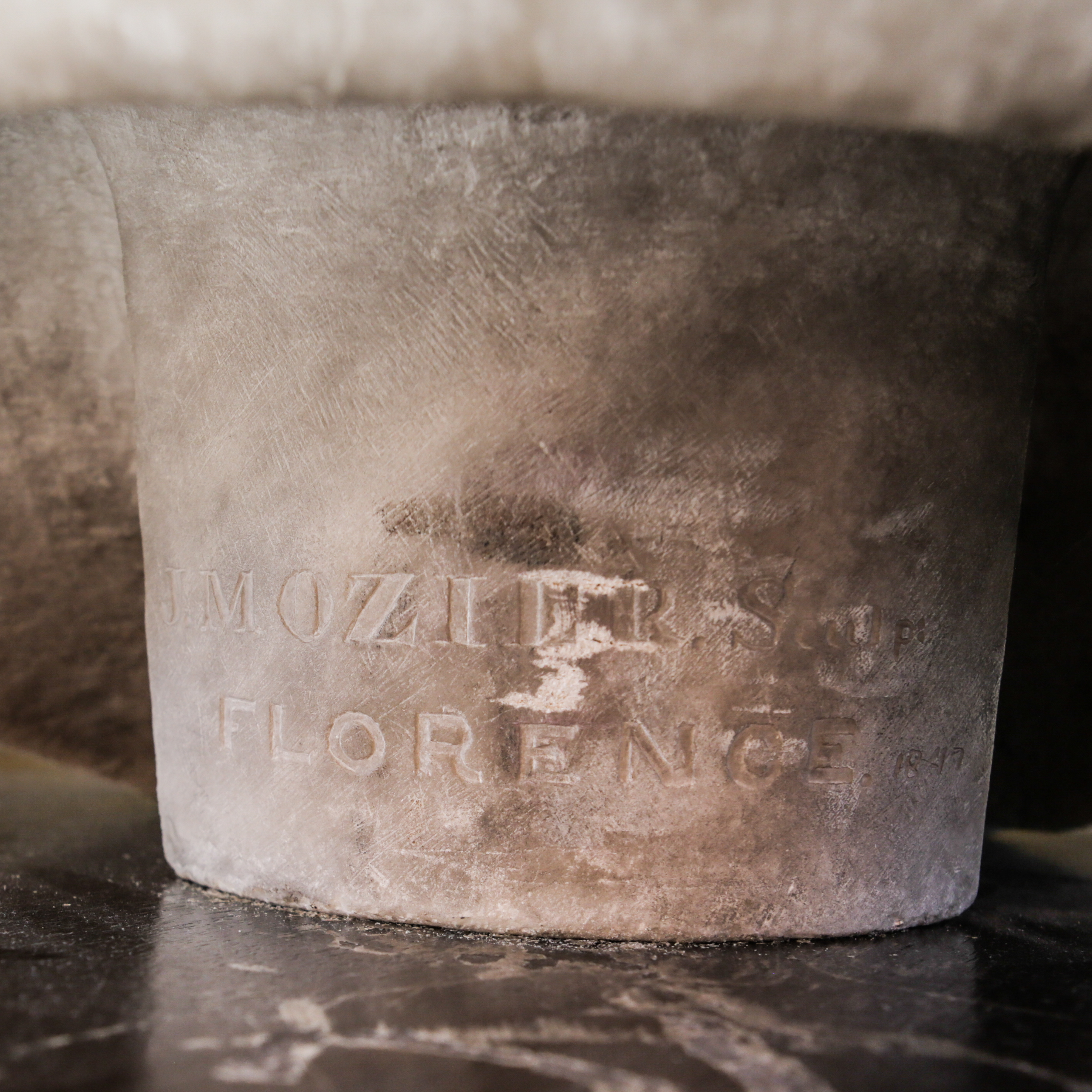 Joseph Mozier Carrara Marble Bust