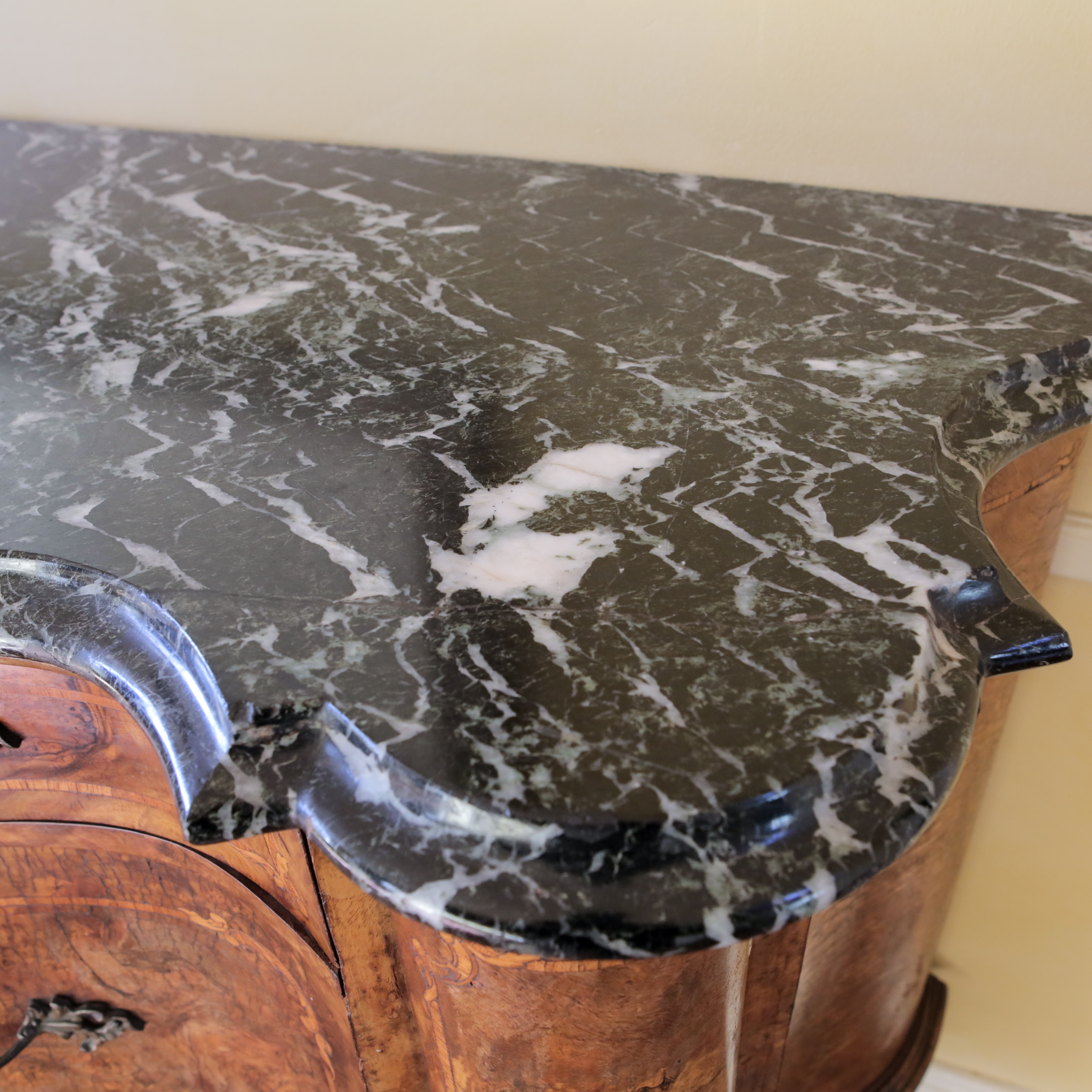 Louis XV Style Wood and Marble Buffet