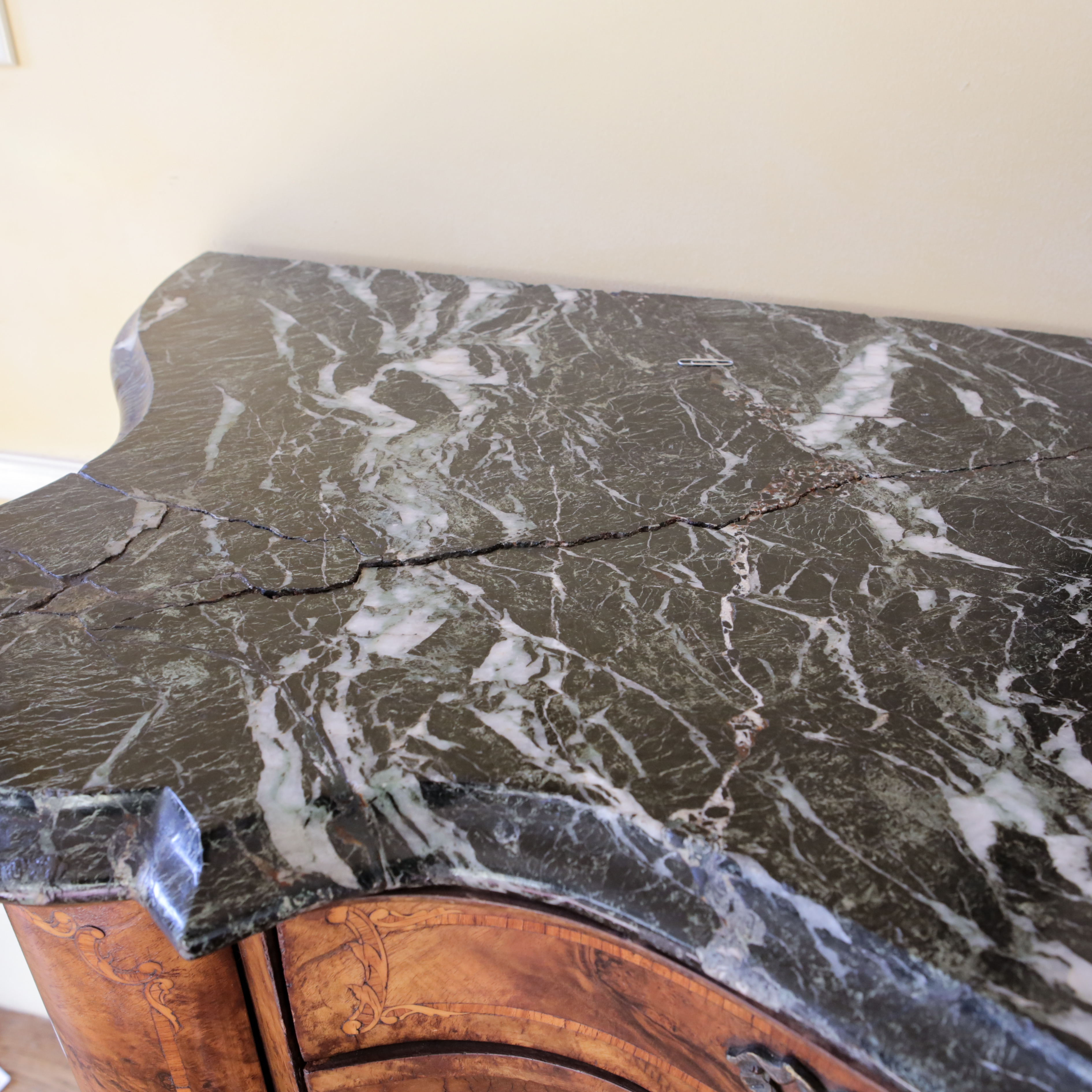 Louis XV Style Wood and Marble Buffet