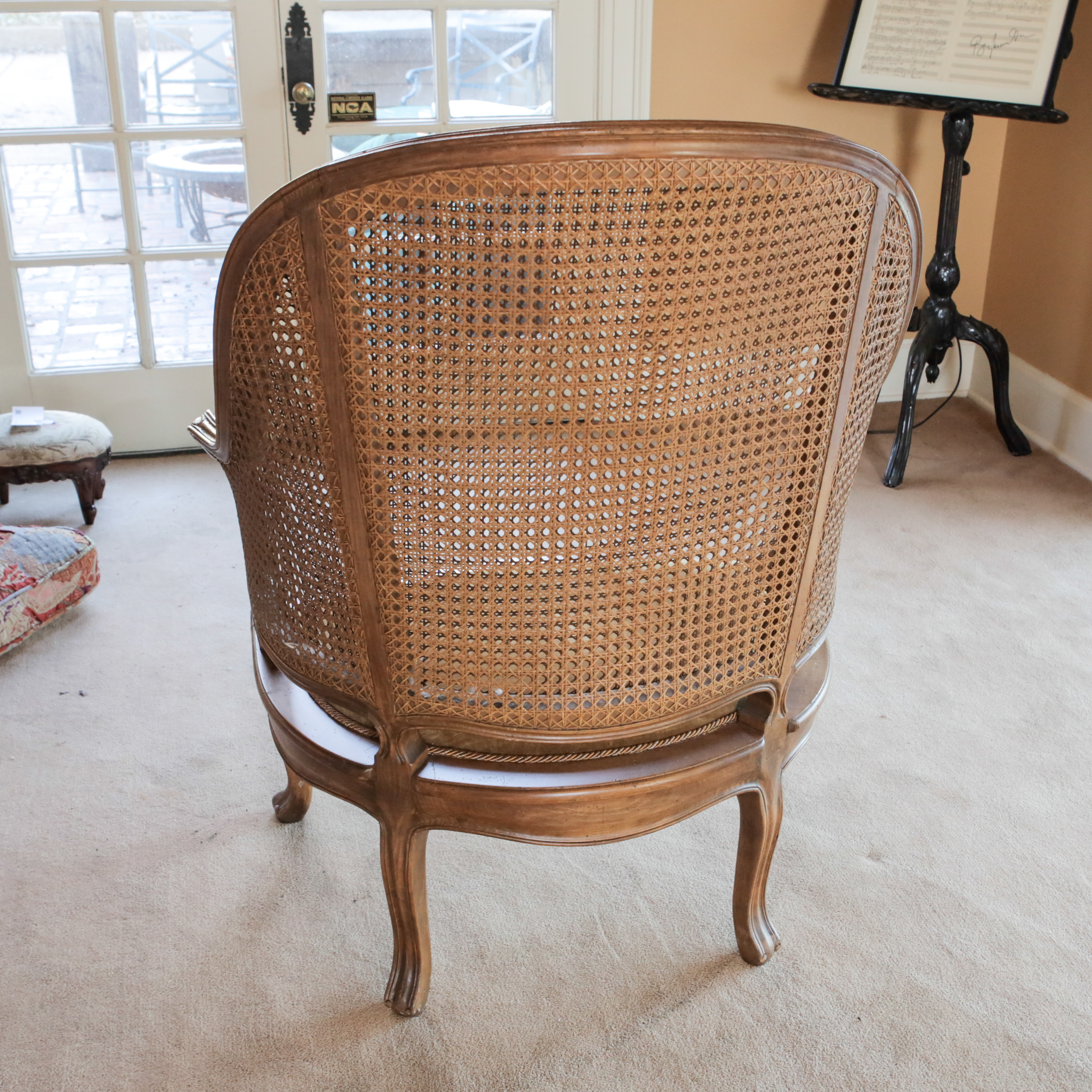 Louis XV Style Caned Bergères