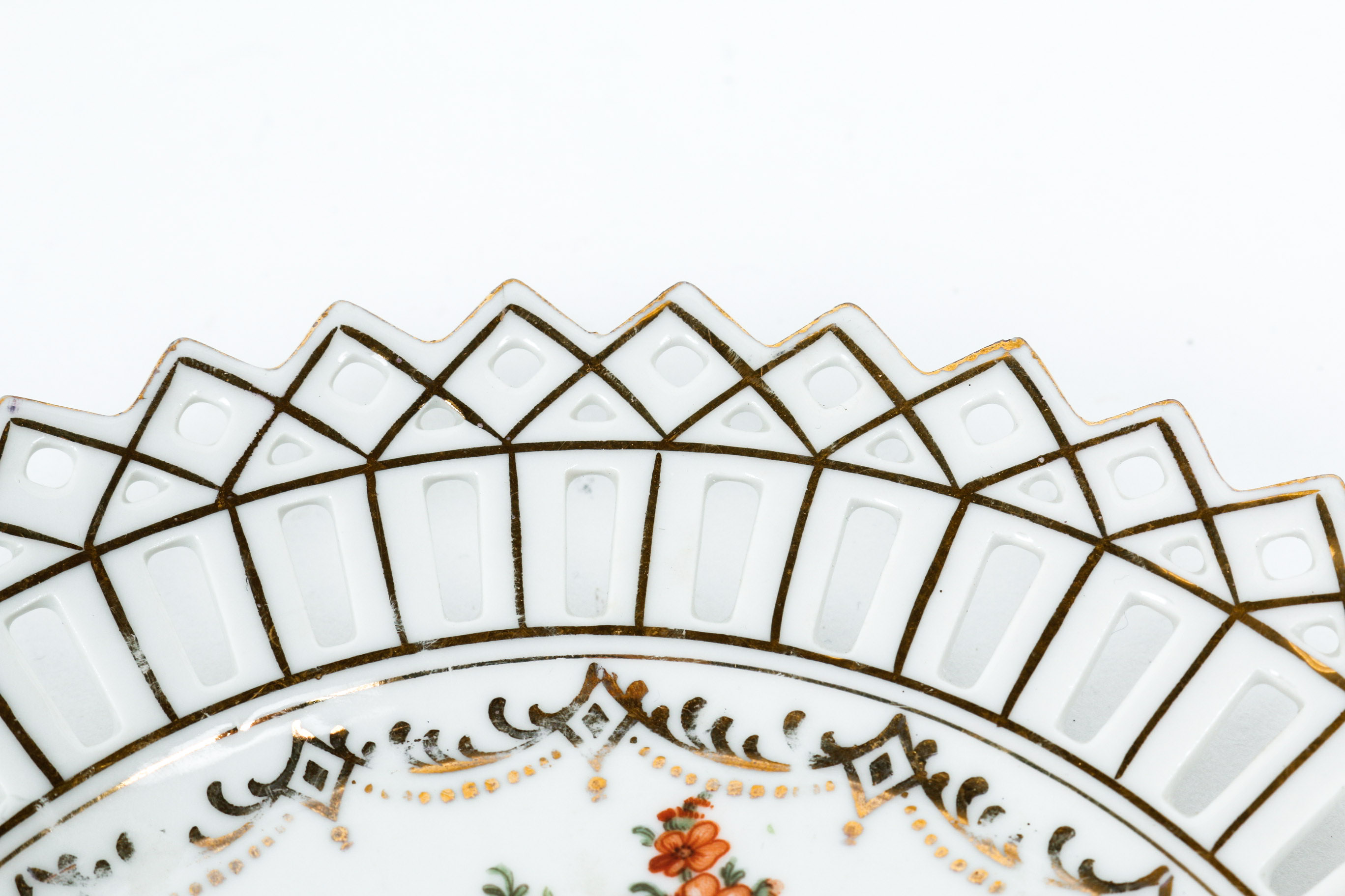 Pair of Carl Schumann of Bavaria "Dresden Flowers" Plates