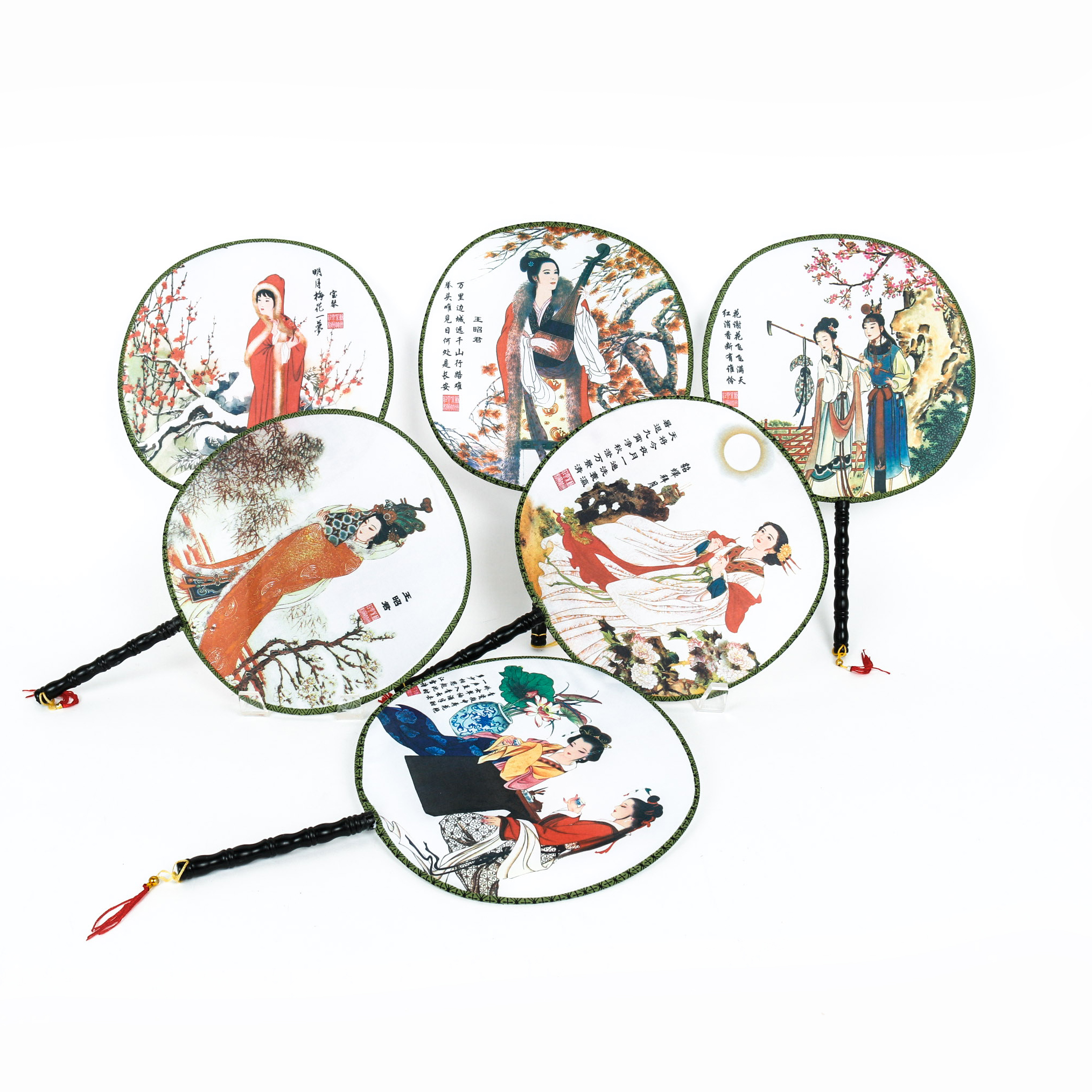 Collection of Chinese Silk Hand Fans